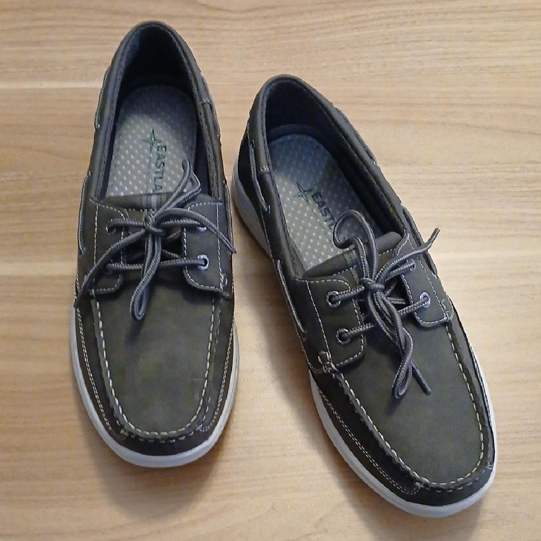 Eastland "Benton" Grey Boat Shoe In Size 11m (Nwt)